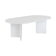 Masuta cafea SABLE, alb, PAL, 119x60x40 cm