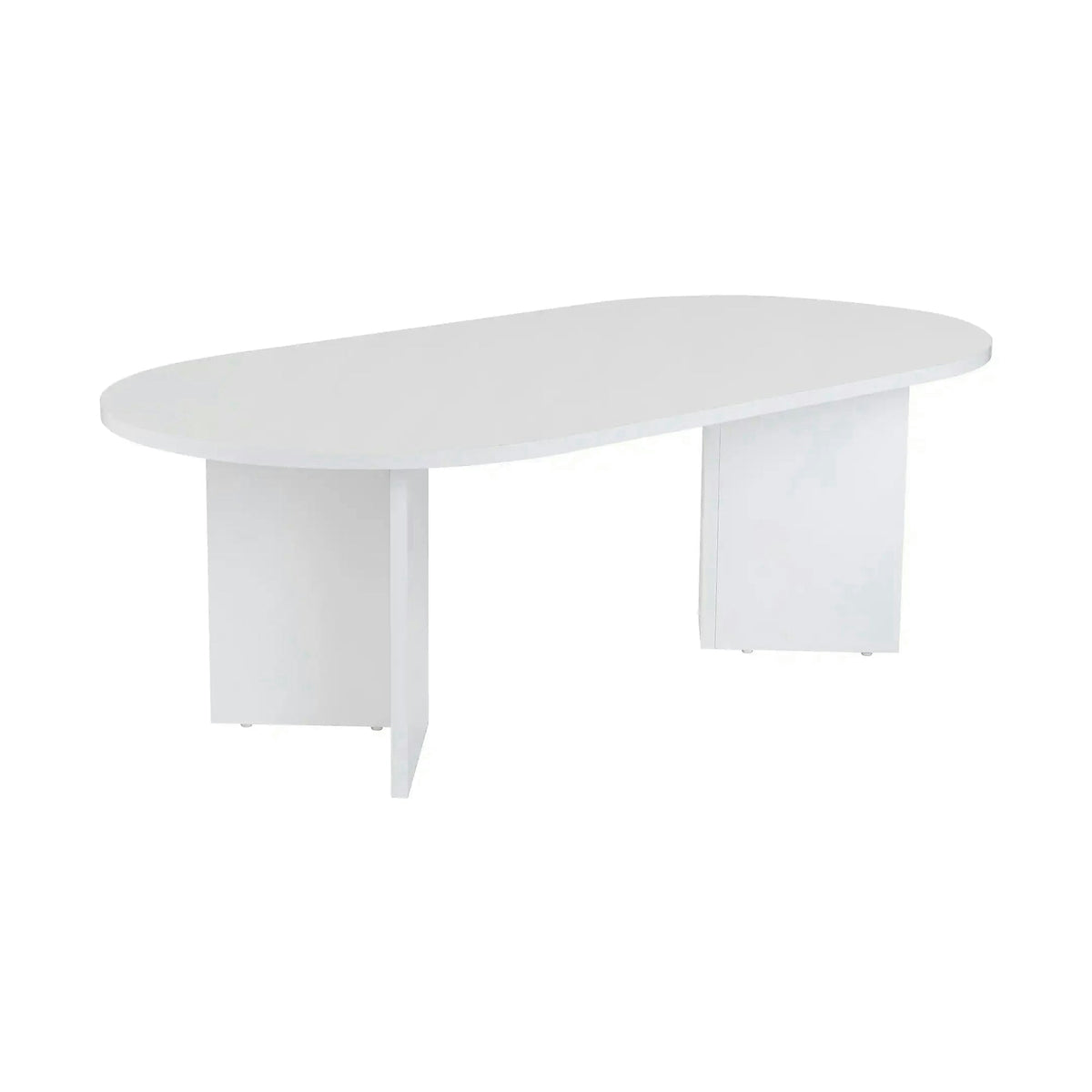 Masuta cafea SABLE, alb, PAL, 119x60x40 cm