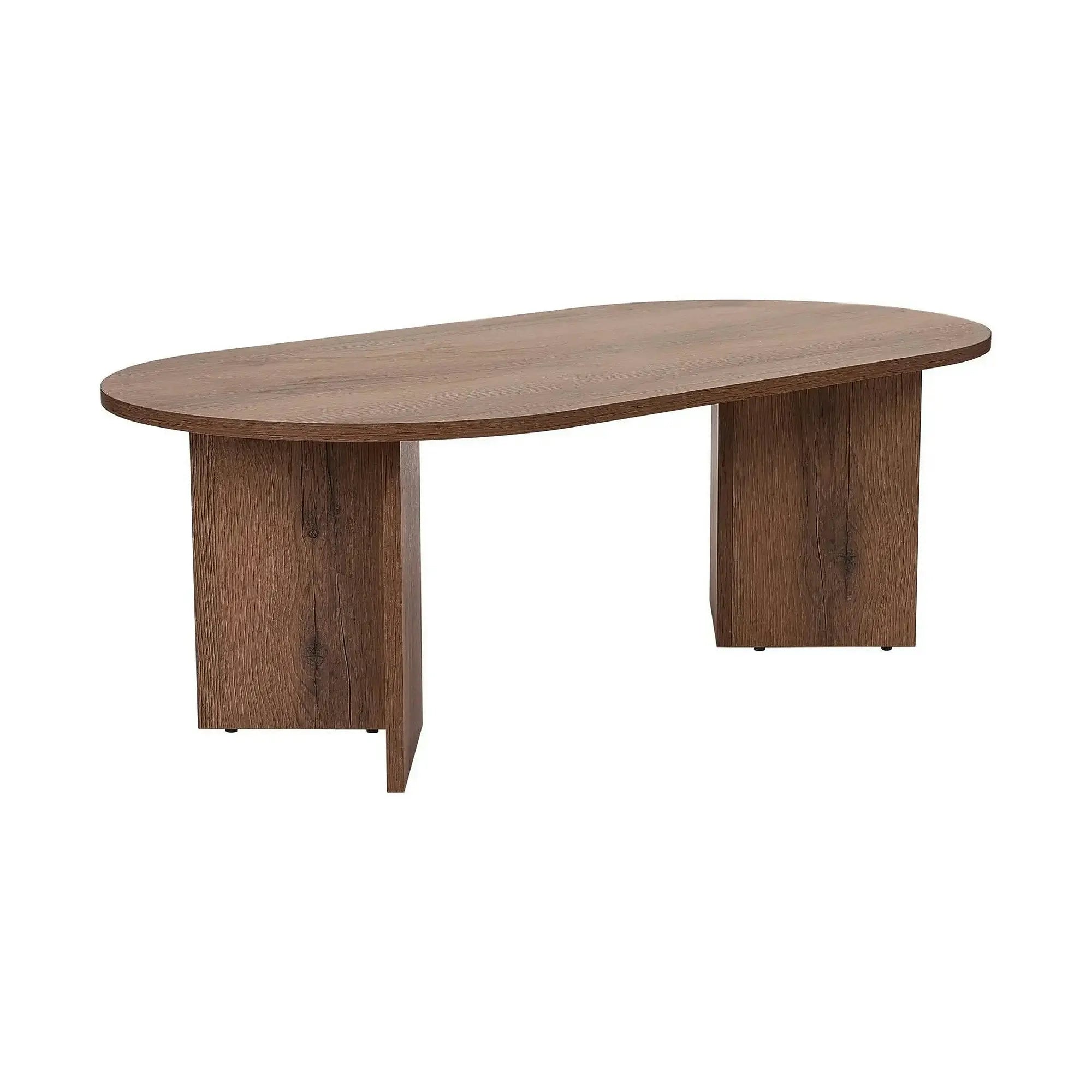 Masuta cafea SABLE, nuc inchis, PAL, 119x60x40 cm