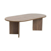 Masuta cafea SABLE, nuc, PAL, 119x60x40 cm