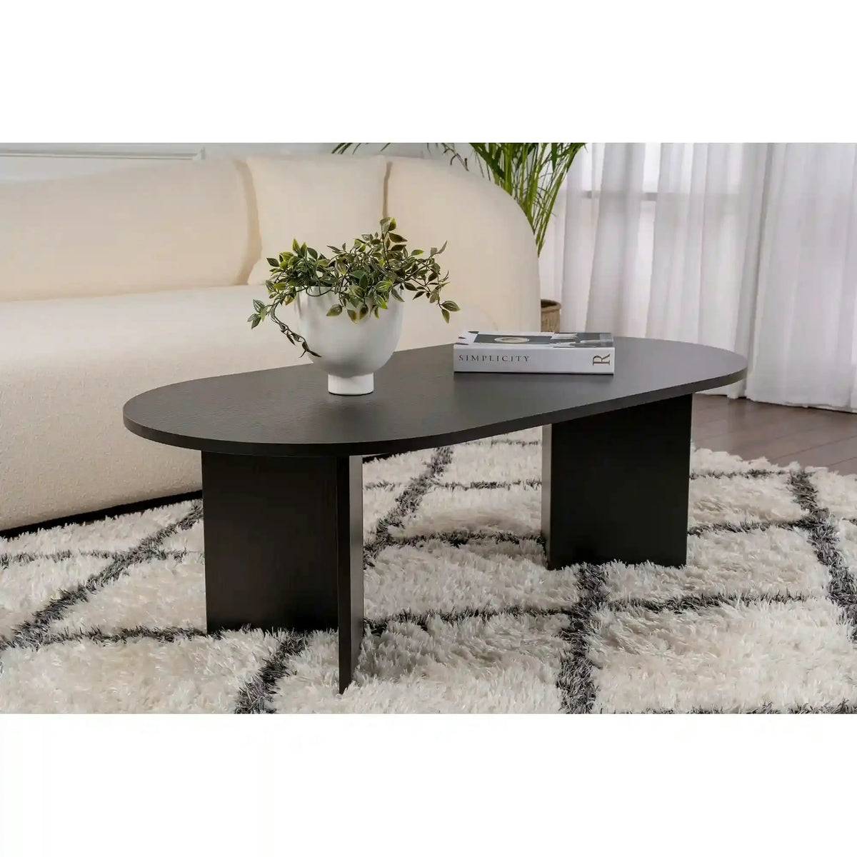Masuta cafea SABLE, PAL, 119x60x40 cm