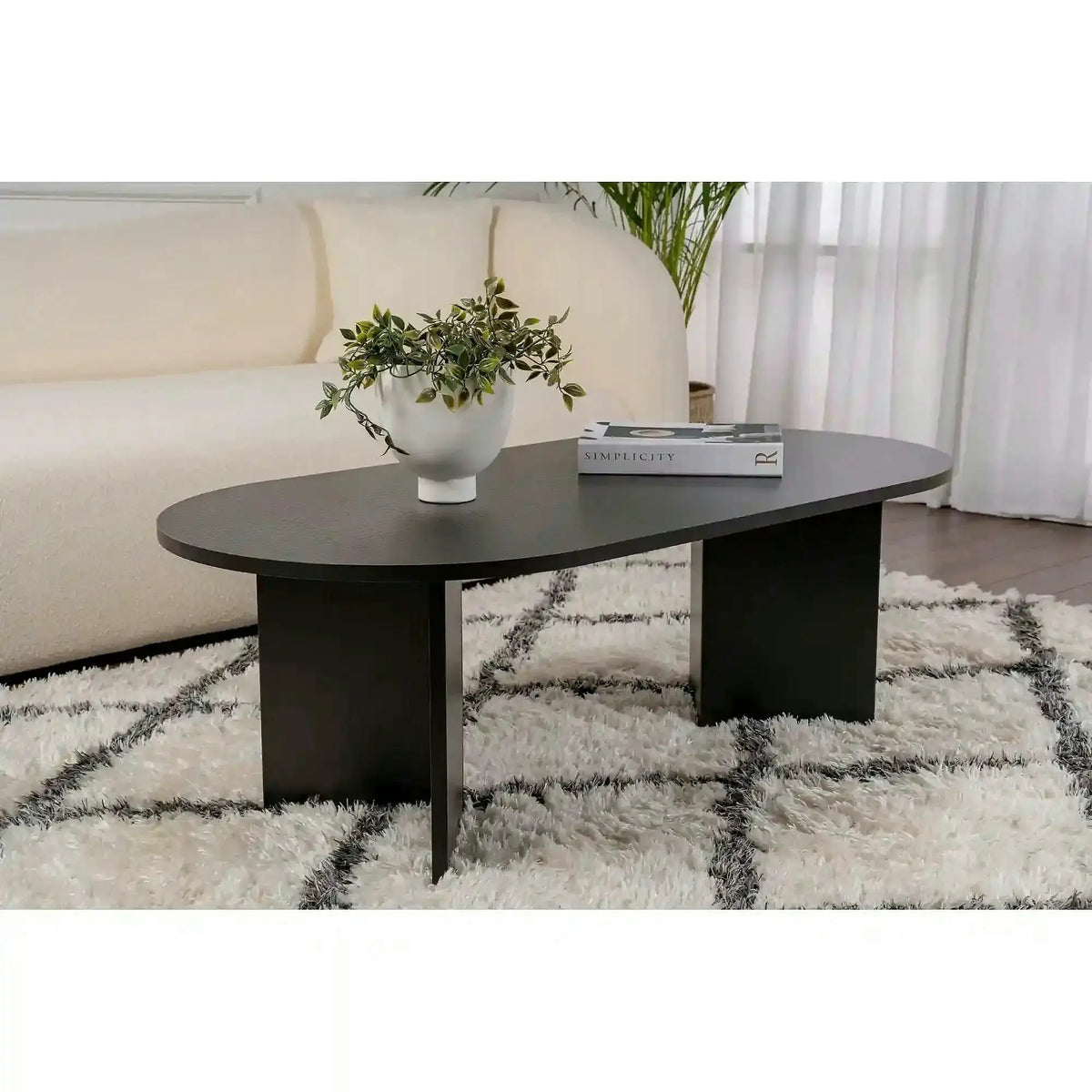 Masuta cafea SABLE, PAL, 119x60x40 cm