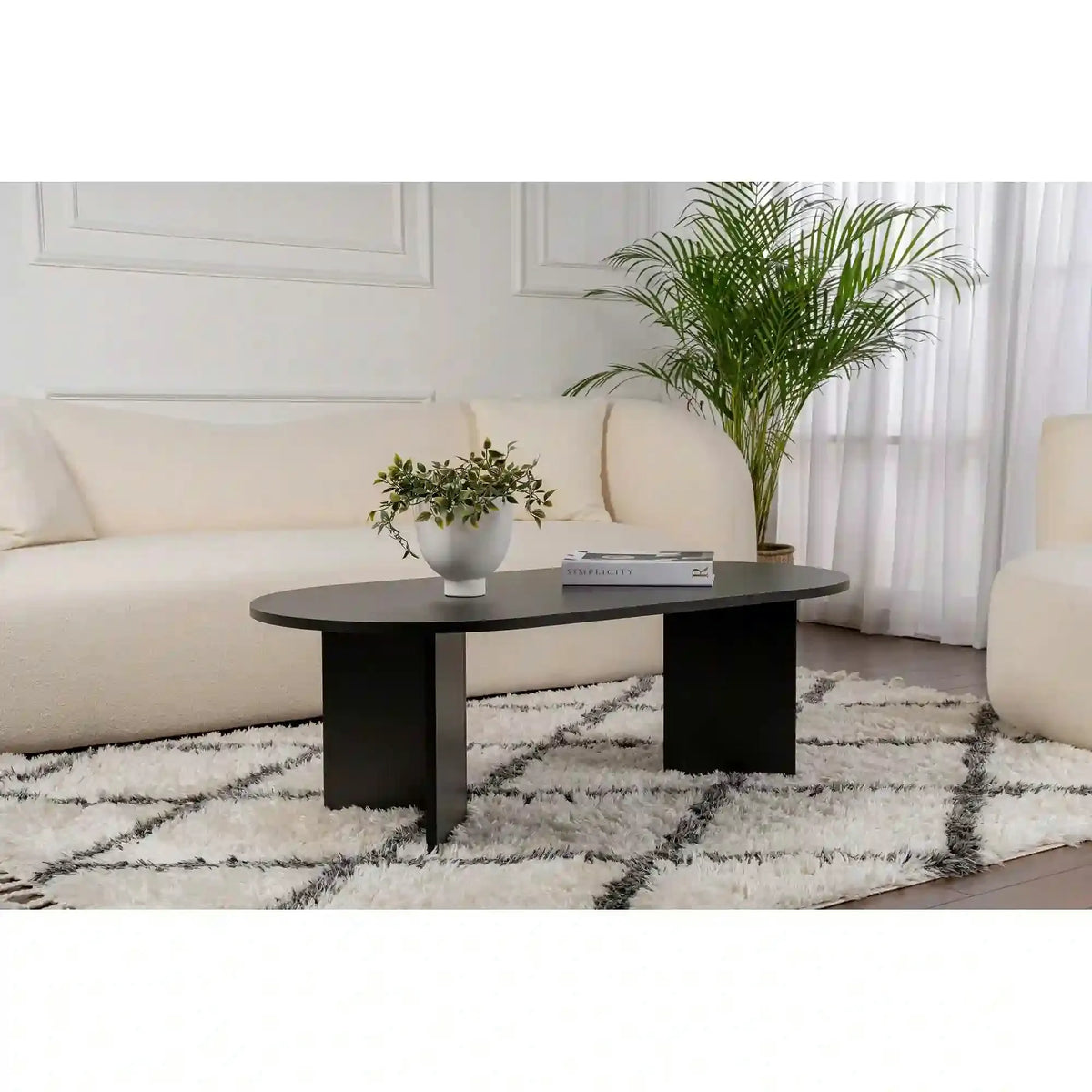 Masuta cafea SABLE, PAL, 119x60x40 cm