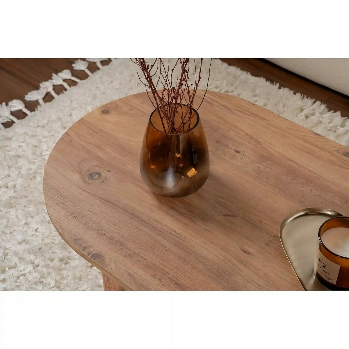 Masuta cafea SABLE, pin, PAL, 119x60x40 cm