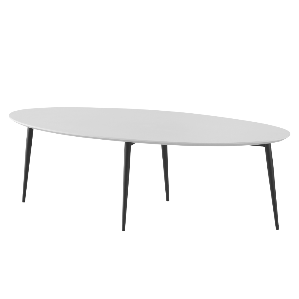 Masuta cafea SANAM, alb/negru, 120x50x38 cm