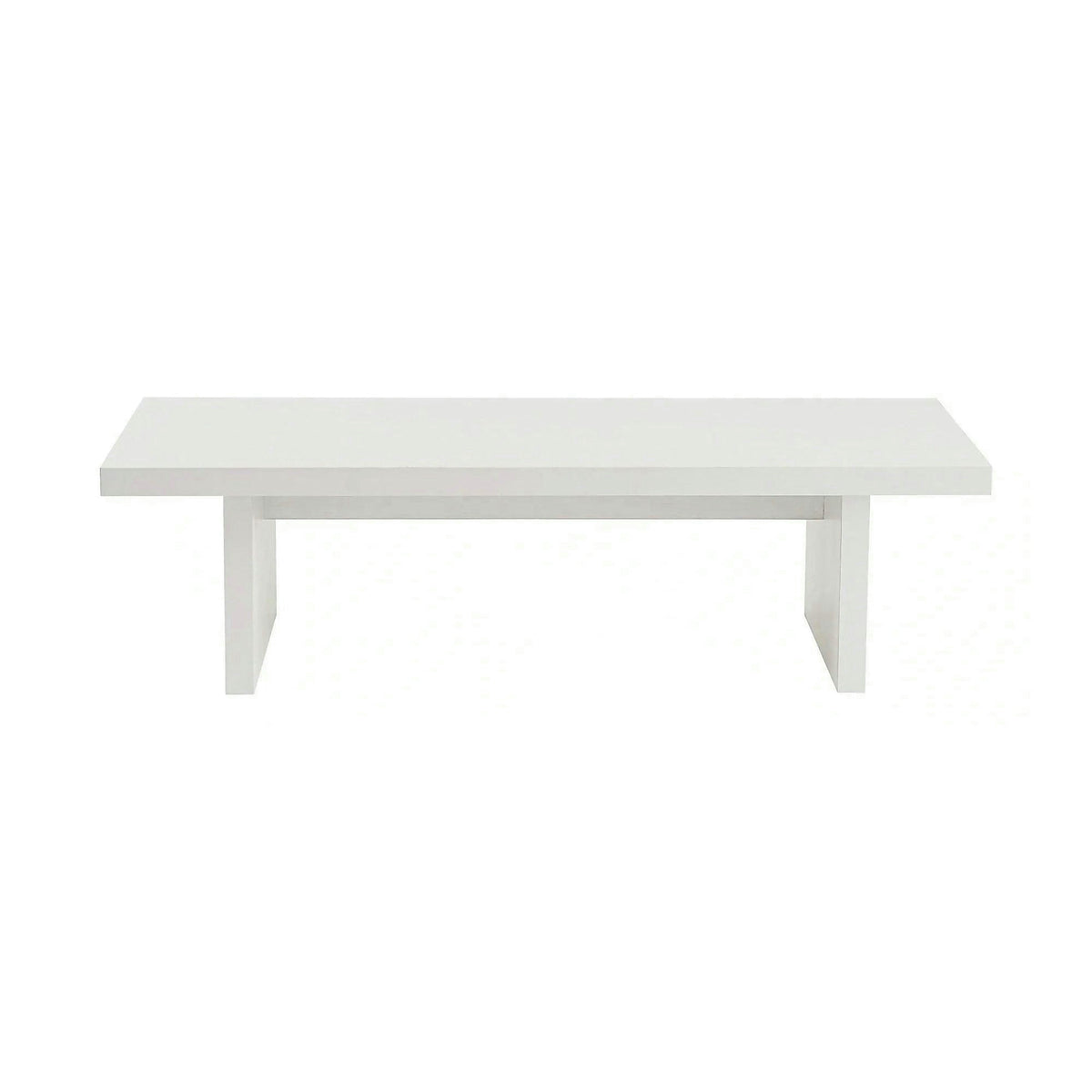Masuta cafea SANCTUARY, alb, PAL, 110x45x30 cm