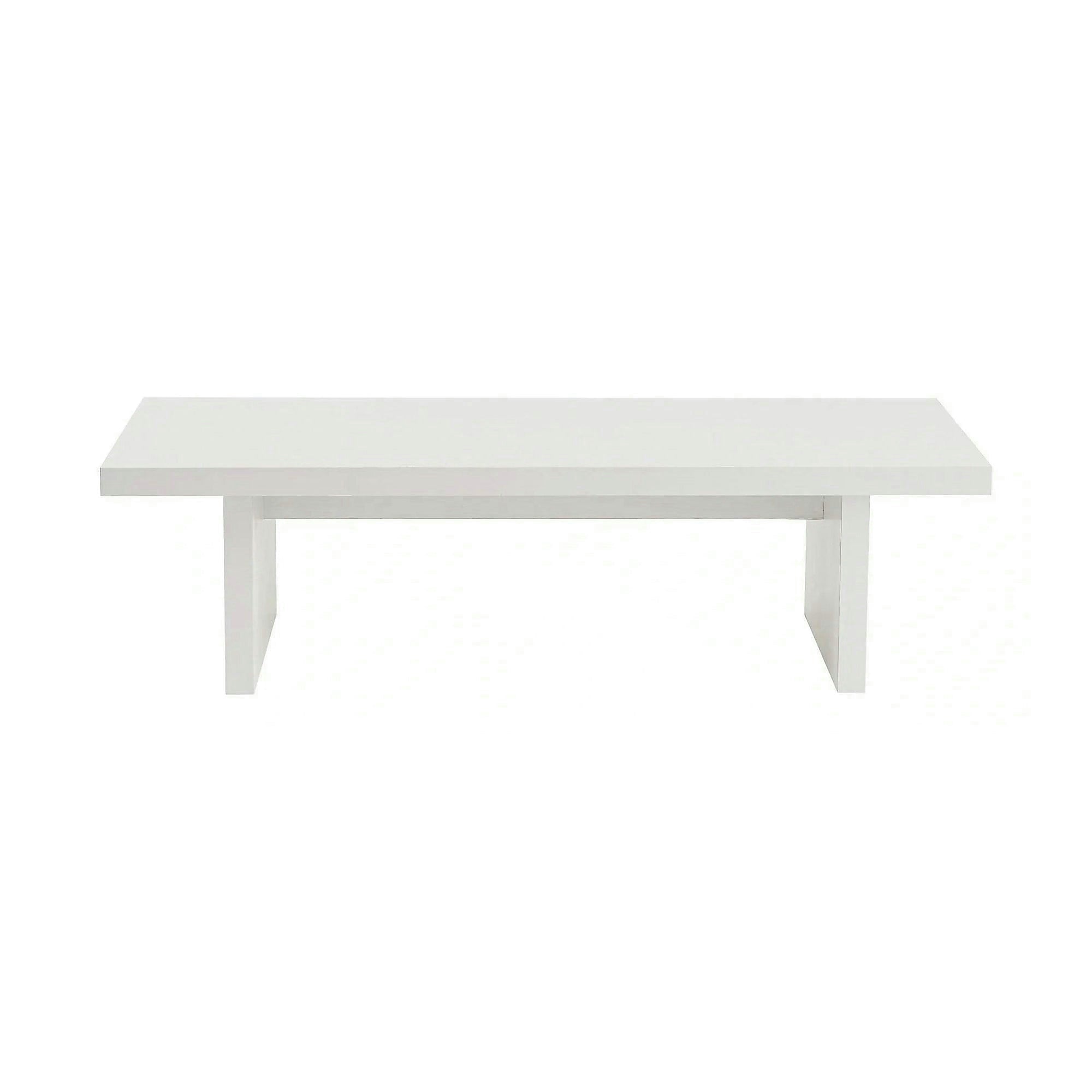 Masuta cafea SANCTUARY, alb, PAL, 110x45x30 cm