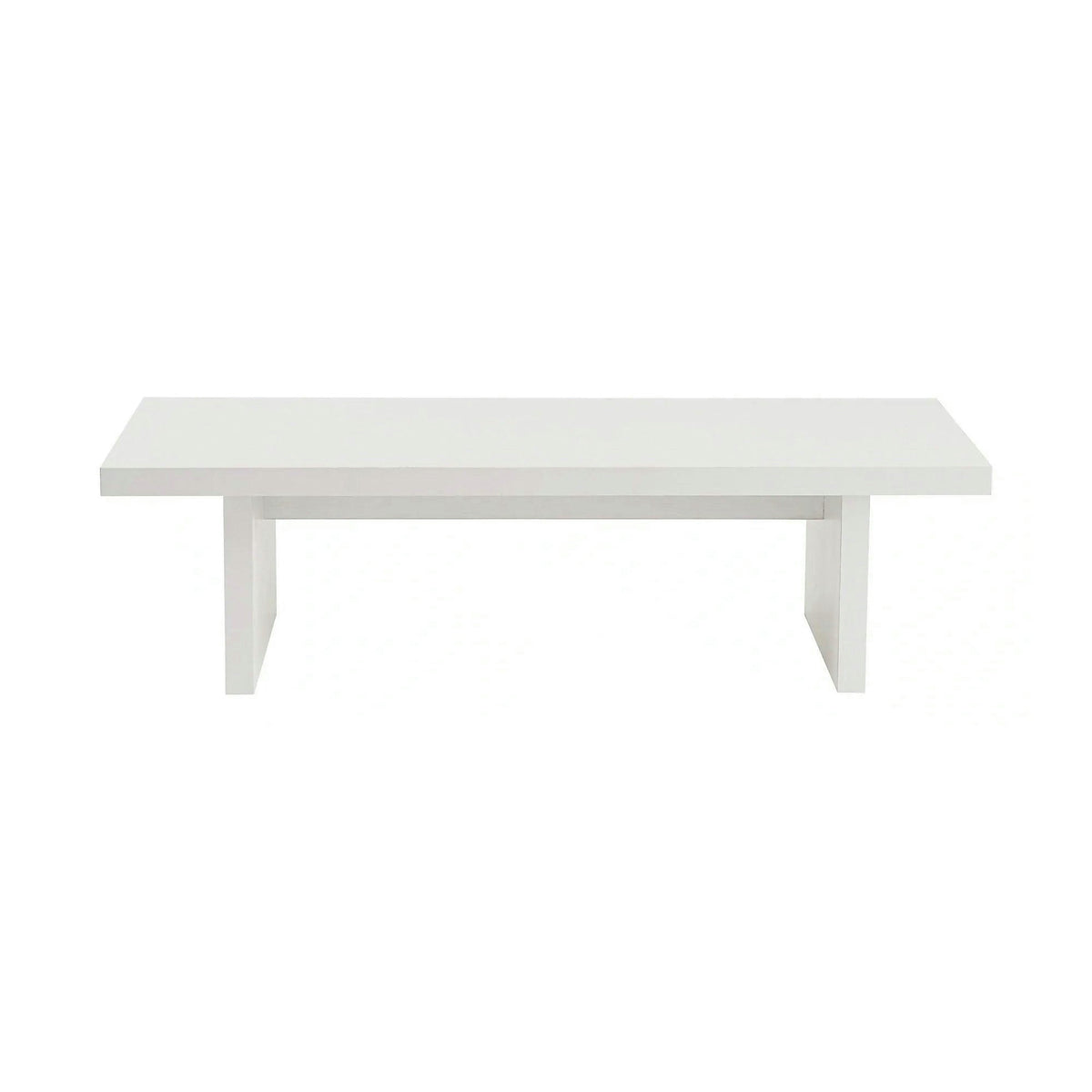 Masuta cafea SANCTUARY, alb, PAL, 110x45x30 cm