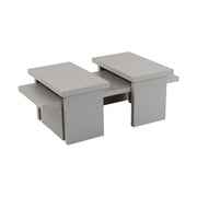 Masuta cafea SANCTUARY, gri, PAL, 110x45x30 cm