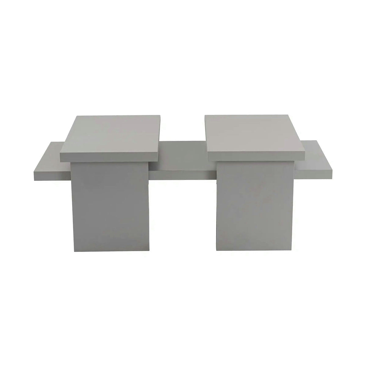 Masuta cafea SANCTUARY, gri, PAL, 110x45x30 cm
