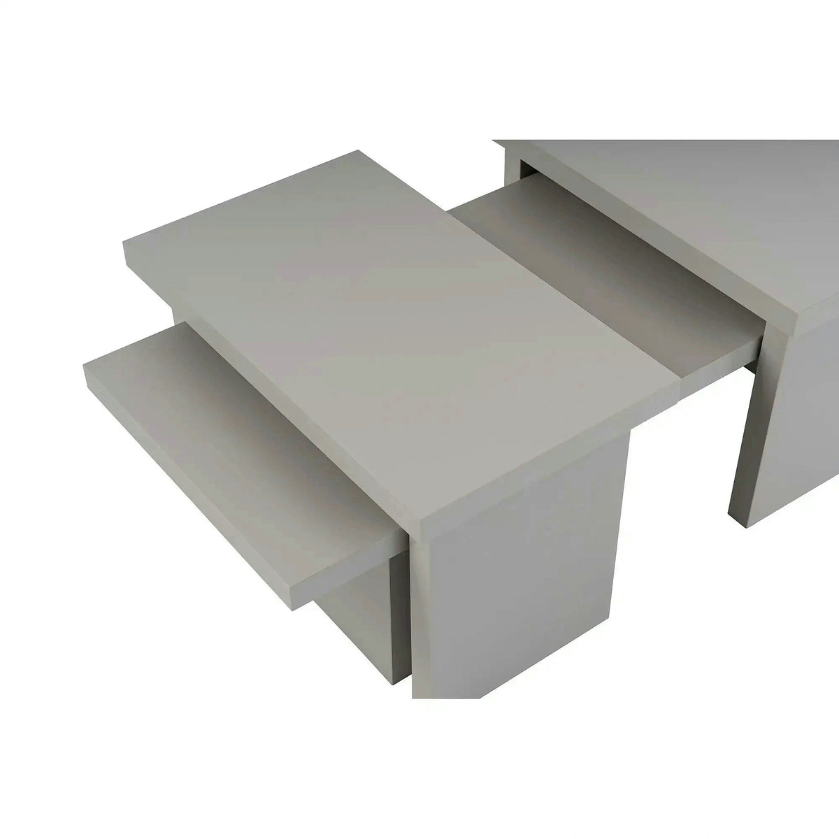 Masuta cafea SANCTUARY, gri, PAL, 110x45x30 cm