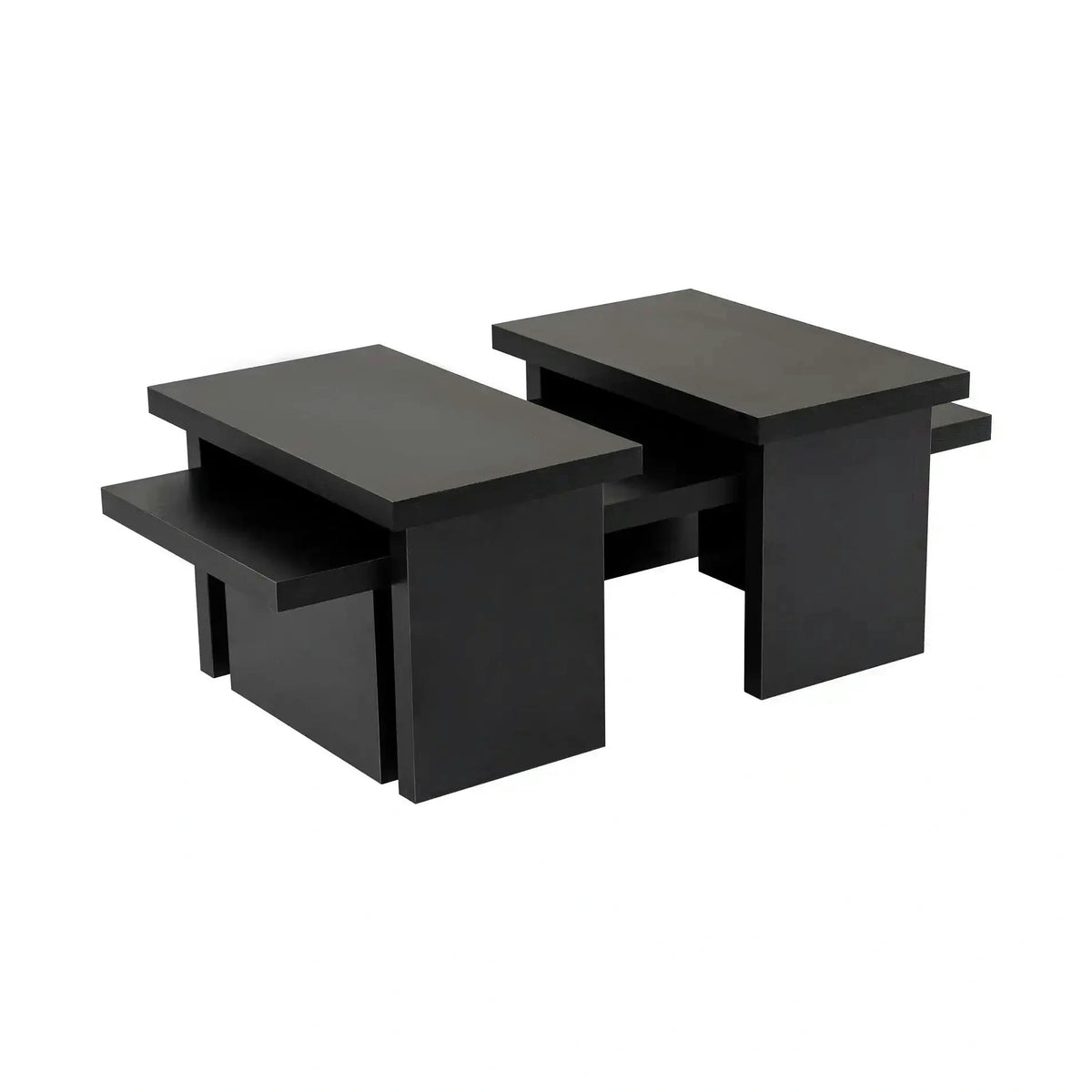 Masuta cafea SANCTUARY, negru, PAL, 110x45x30 cm