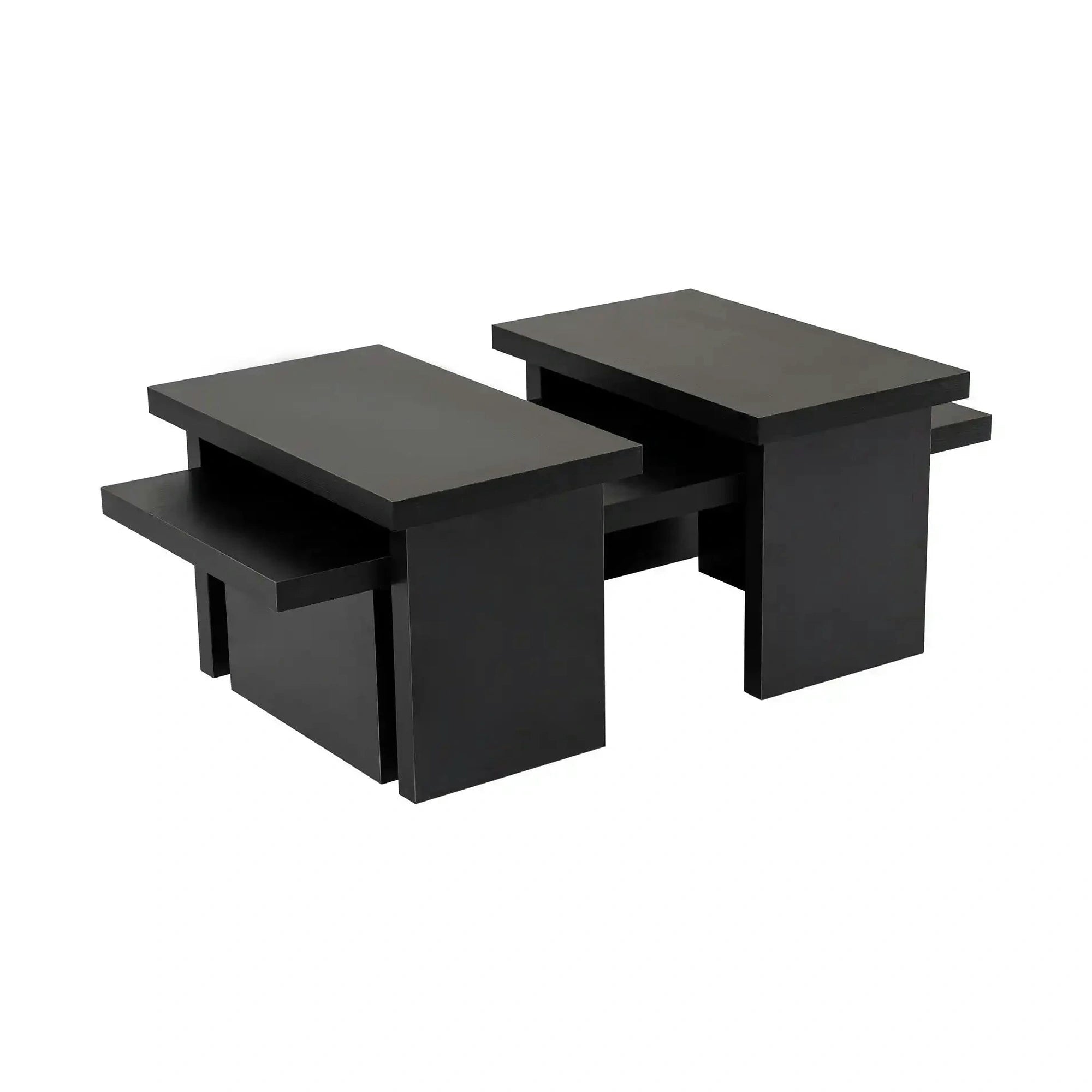 Masuta cafea SANCTUARY, negru, PAL, 110x45x30 cm