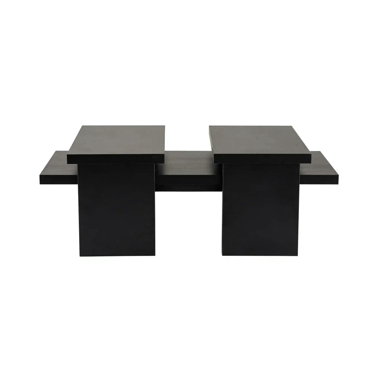 Masuta cafea SANCTUARY, negru, PAL, 110x45x30 cm