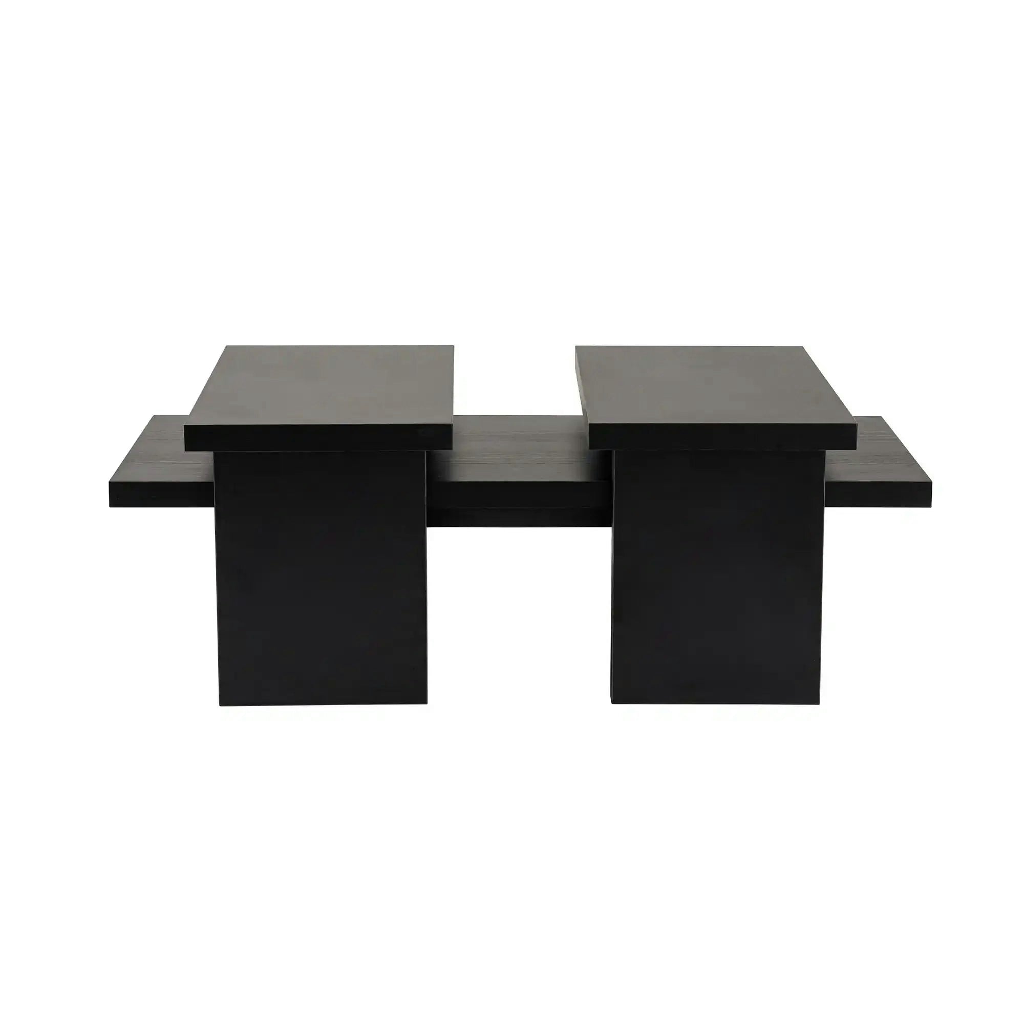 Masuta cafea SANCTUARY, negru, PAL, 110x45x30 cm