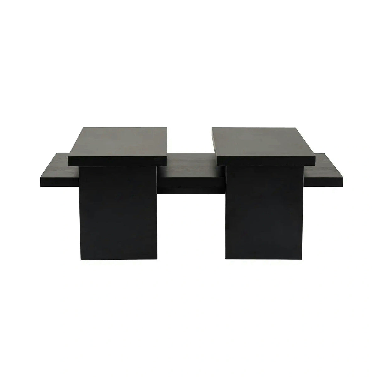Masuta cafea SANCTUARY, negru, PAL, 110x45x30 cm