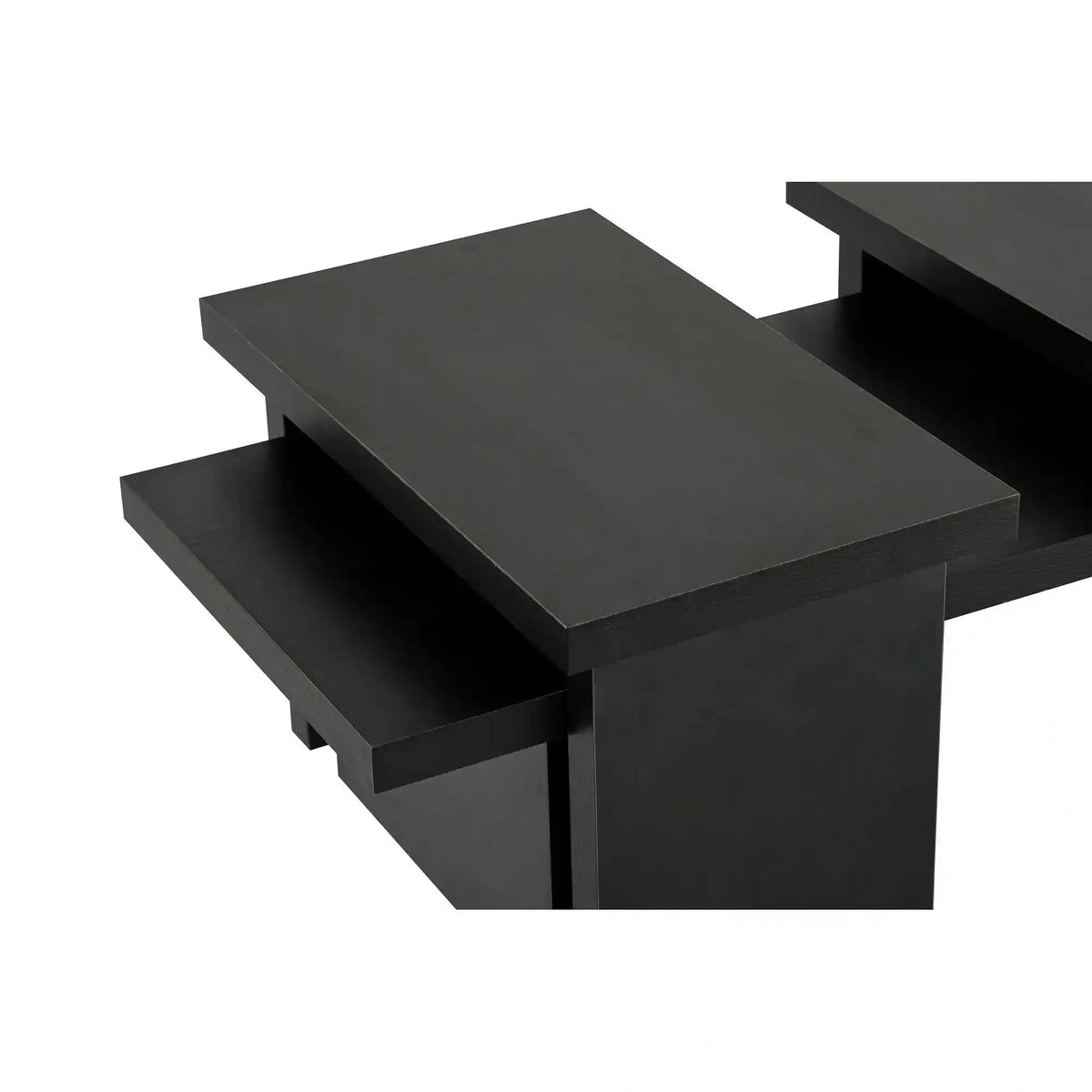 Masuta cafea SANCTUARY, negru, PAL, 110x45x30 cm