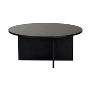 Masuta cafea SOLEIL, negru, PAL melaminat, 90x90x40 cm