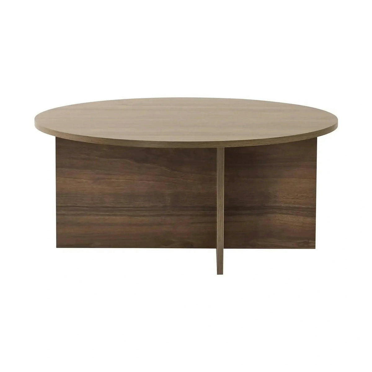 Masuta cafea SOLEIL, nuc, PAL melaminat, 90x90x40 cm