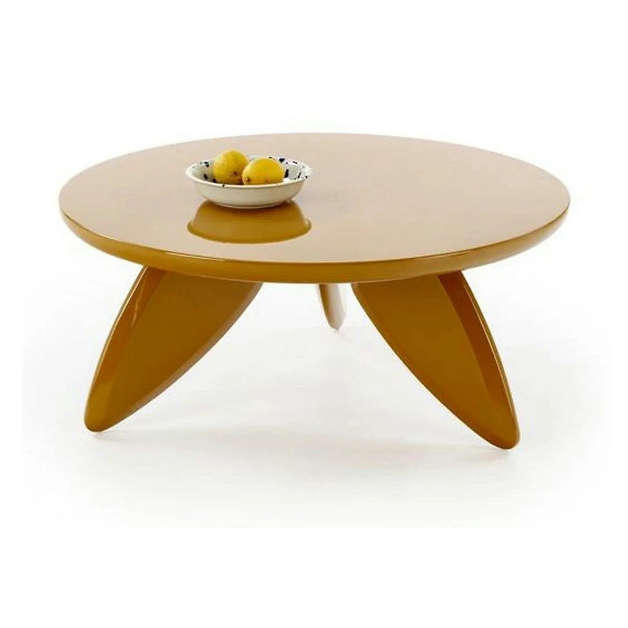 Masuta cafea SORAYA 2, galben mustar, 80x36 cm