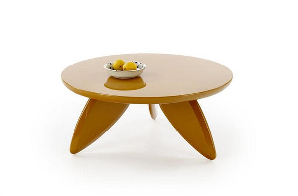 Masuta cafea SORAYA 2, galben mustar, 80x36 cm
