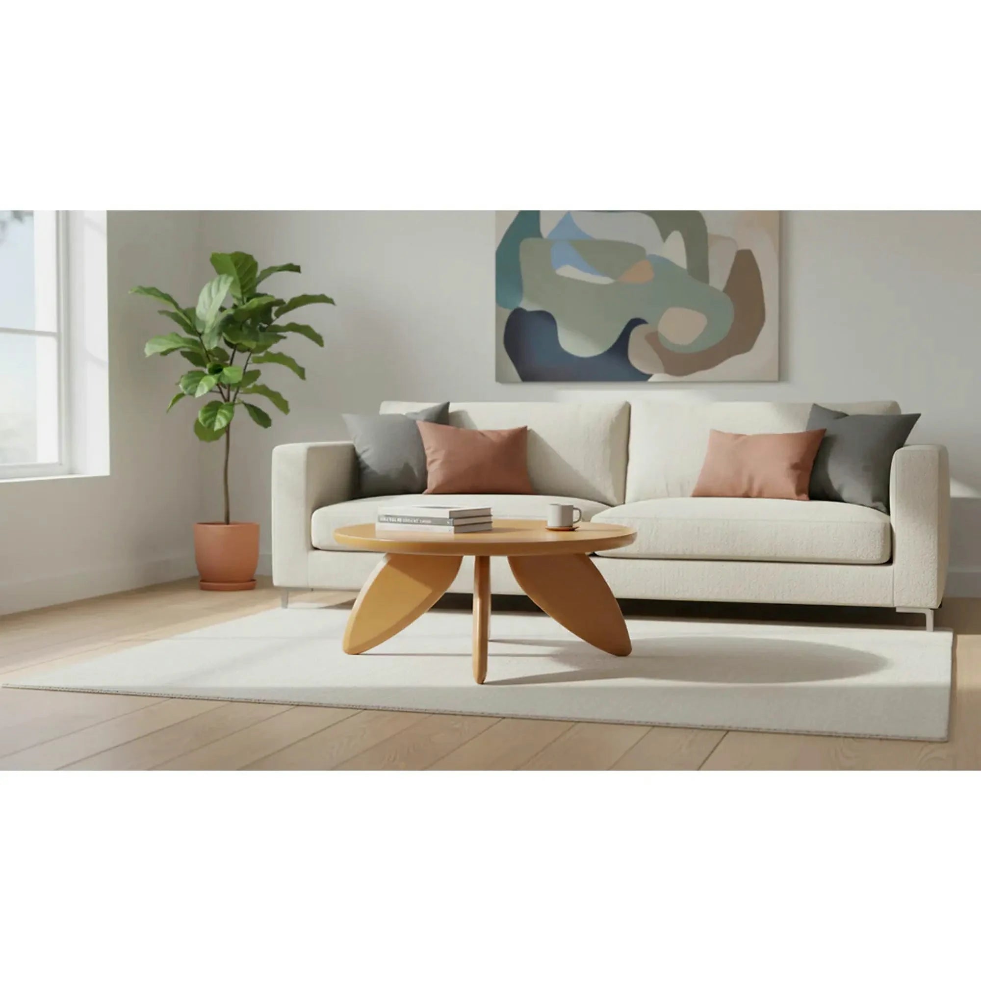 Masuta cafea SORAYA 2, galben mustar, 80x36 cm