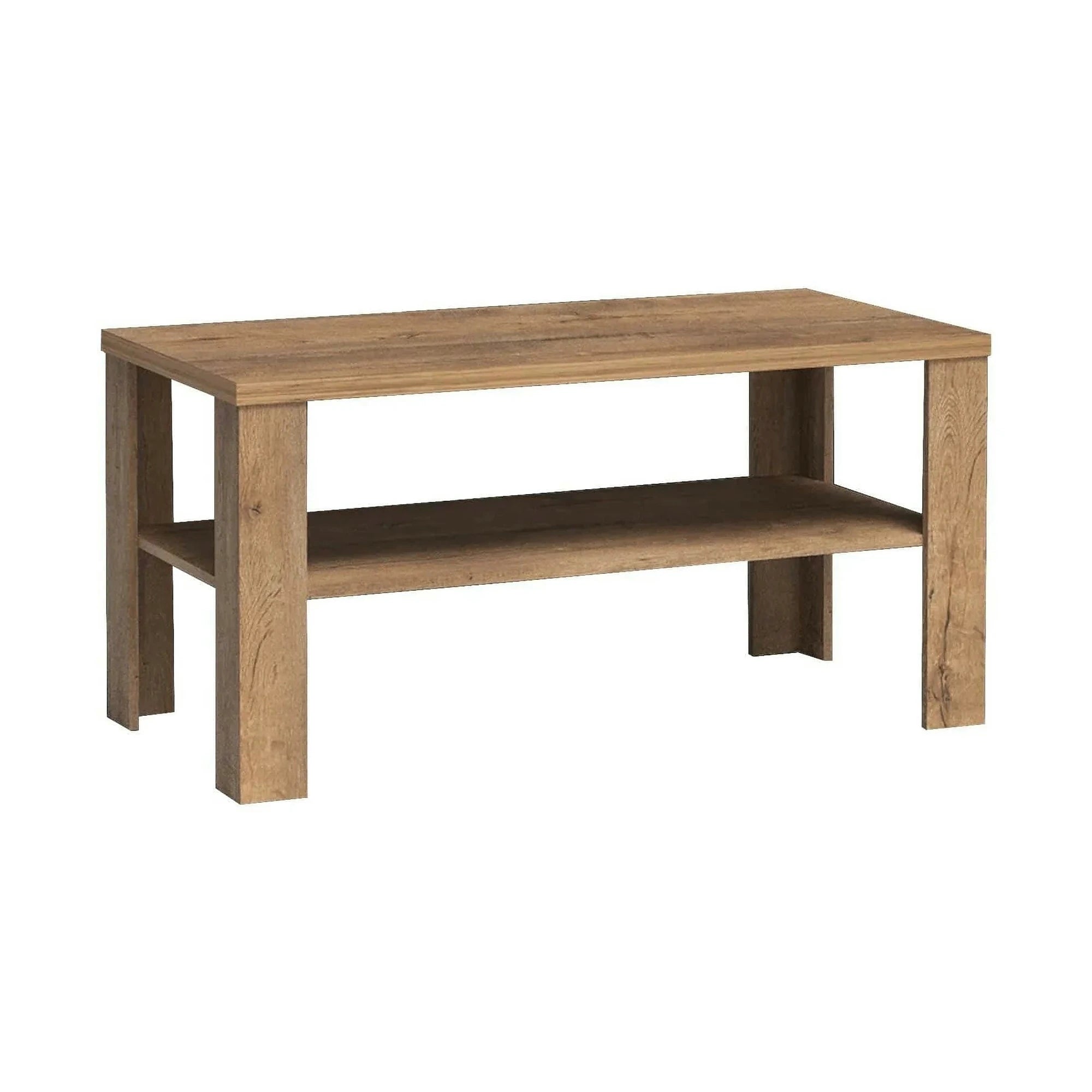 Masuta cafea TEDY T13, PAL melaminat, stejar lefkas, 120x60x59 cm