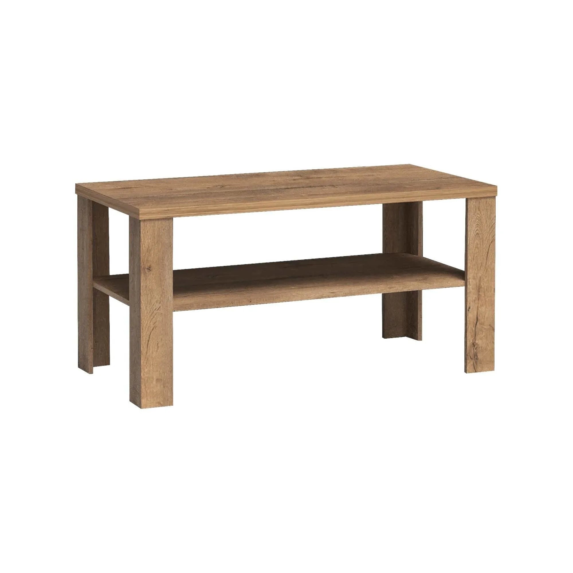 Masuta cafea TEDY T13, PAL melaminat, stejar lefkas, 120x60x59 cm