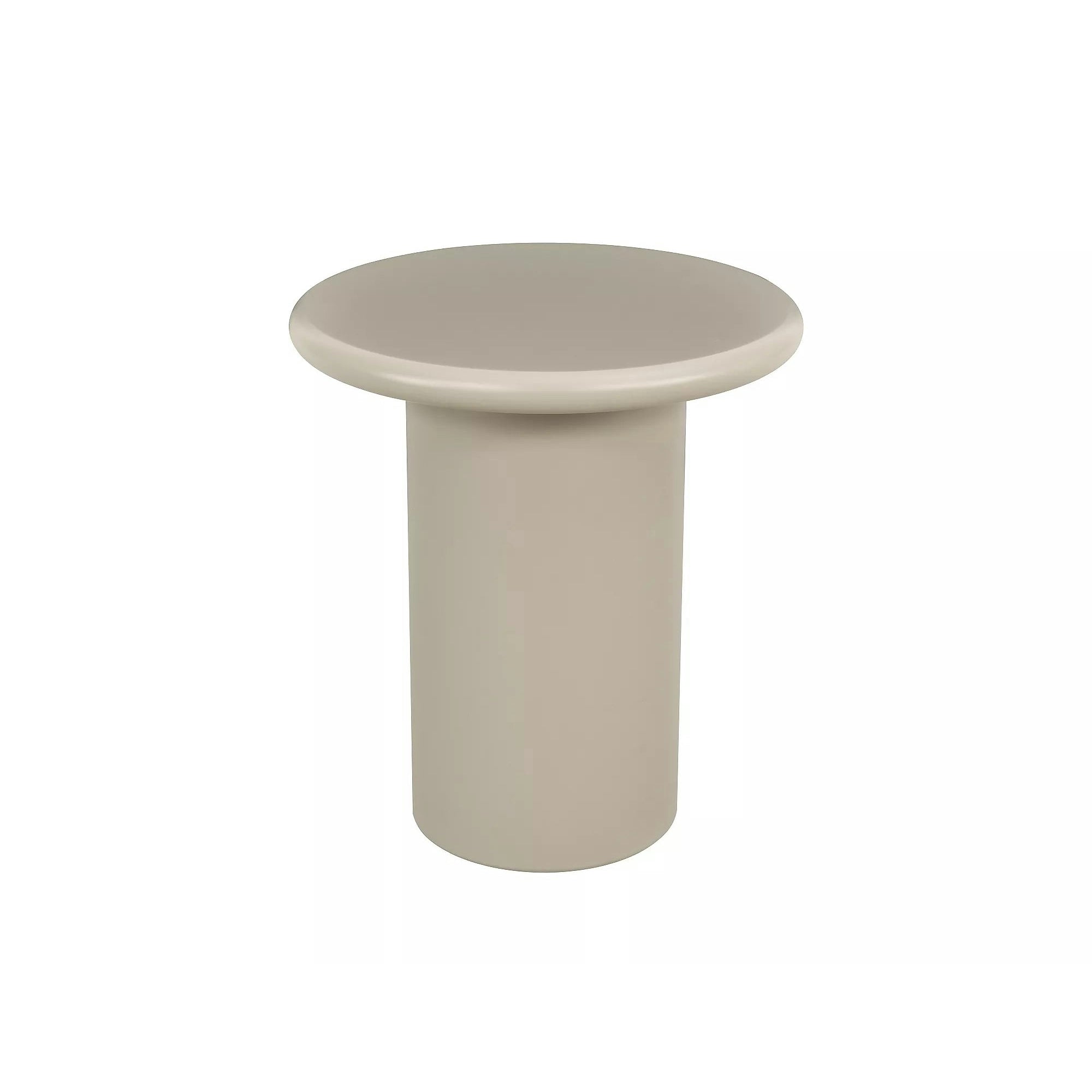 Măsuță cafea TIP, bej închis mat/bej închis, metal/MDF, 45x45x40 cm