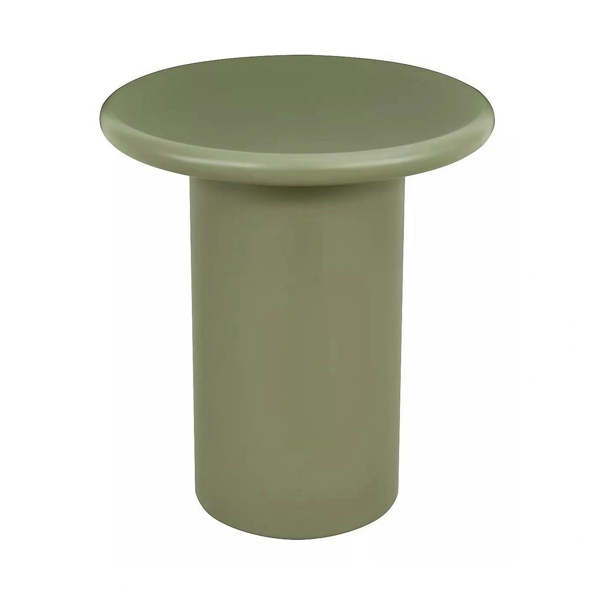Măsuță cafea TIP, verde olive mat/verde olive, metal/MDF, 45x45x40 cm