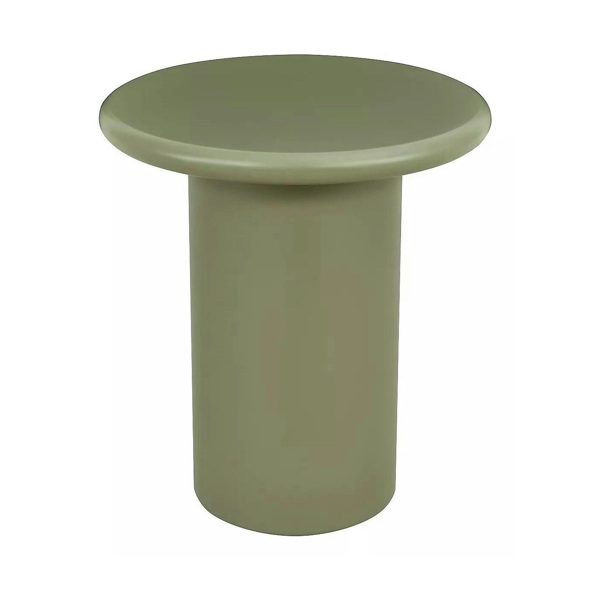Măsuță cafea TIP, verde olive mat/verde olive, metal/MDF, 45x45x40 cm