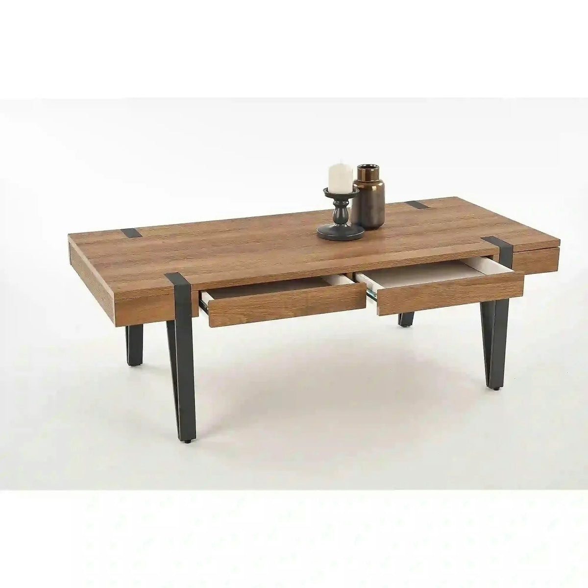 Masuta cafea TULUZA, nuc miere, 120x55x41 cm