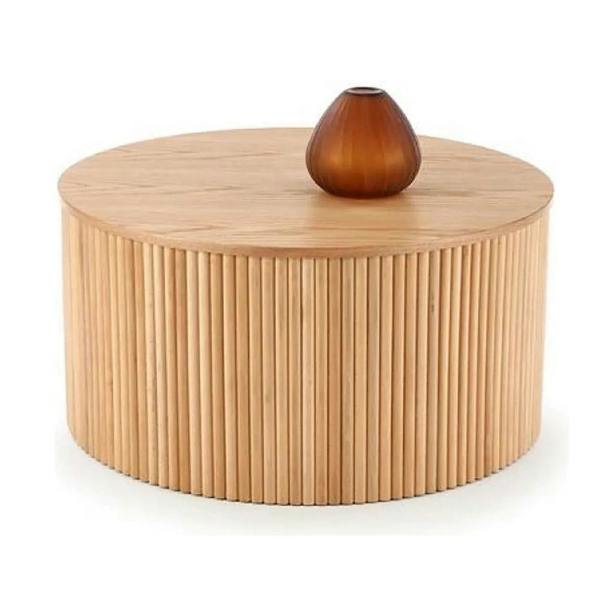 Masuta cafea WOODY, stejar natural, 80x80x41 cm