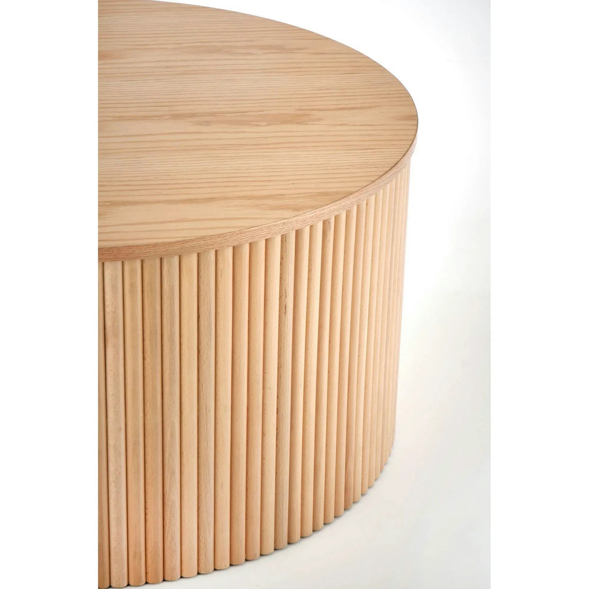Masuta cafea WOODY, stejar natural, 80x80x41 cm