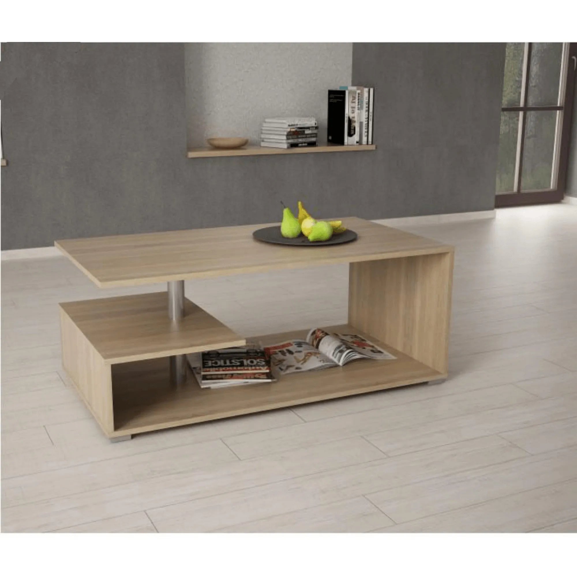 Masuta de cafea DORISA, stejar sonoma, PAL melaminat, 110x60x45 cm