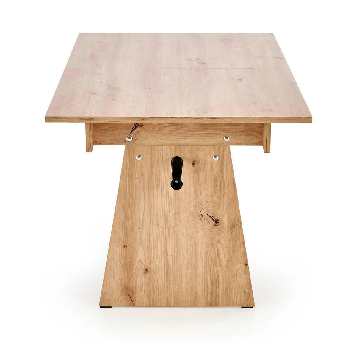 Masuta de cafea extensibila ERIKA, stejar artisan, PAL laminat, 120/160x70x61/72 cm