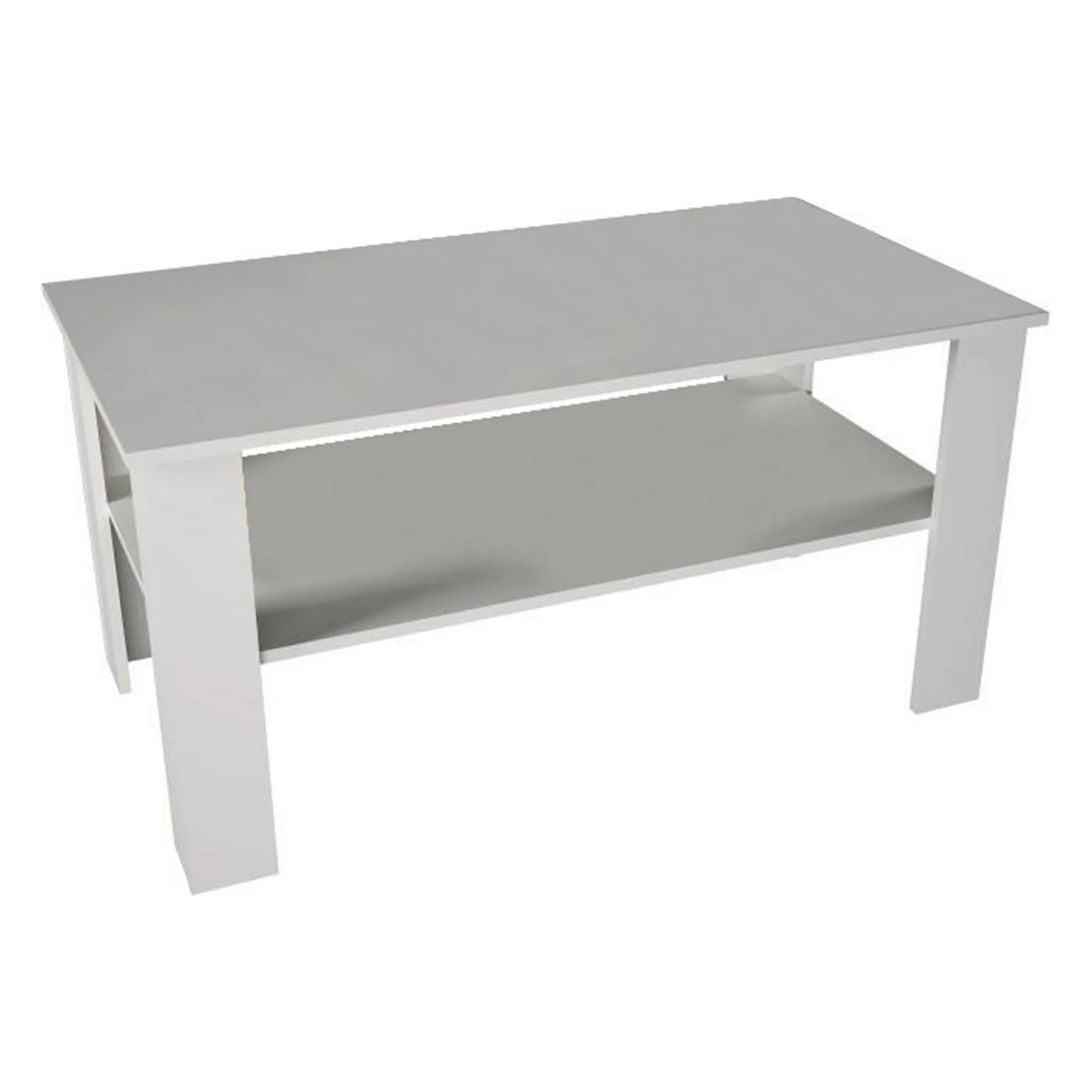 Masuta de cafea GAUDI, alb, PAL melaminat, 110x60x55 cm