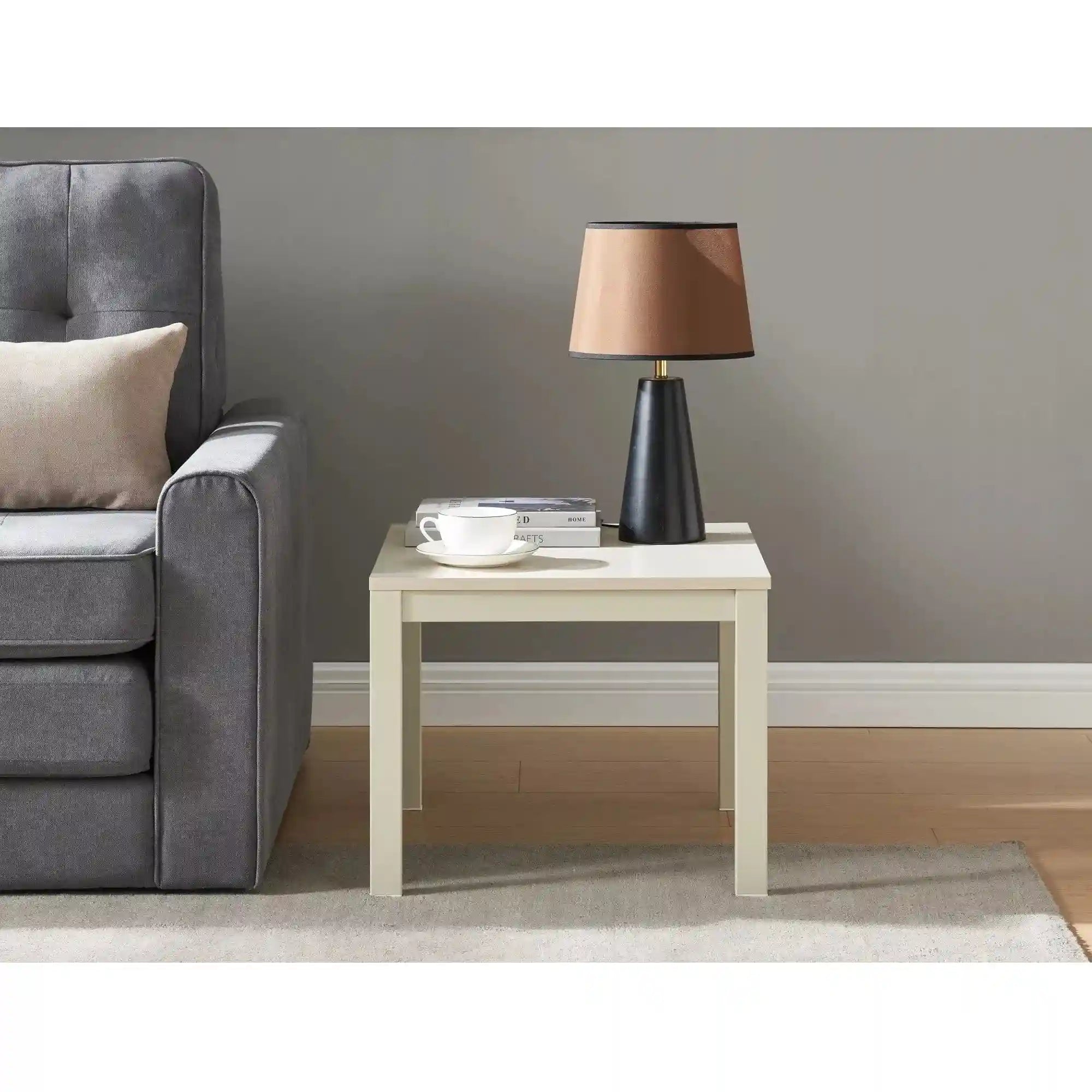 Masuta FROST L4, alb, PAL/metal, 50x50x40 cm