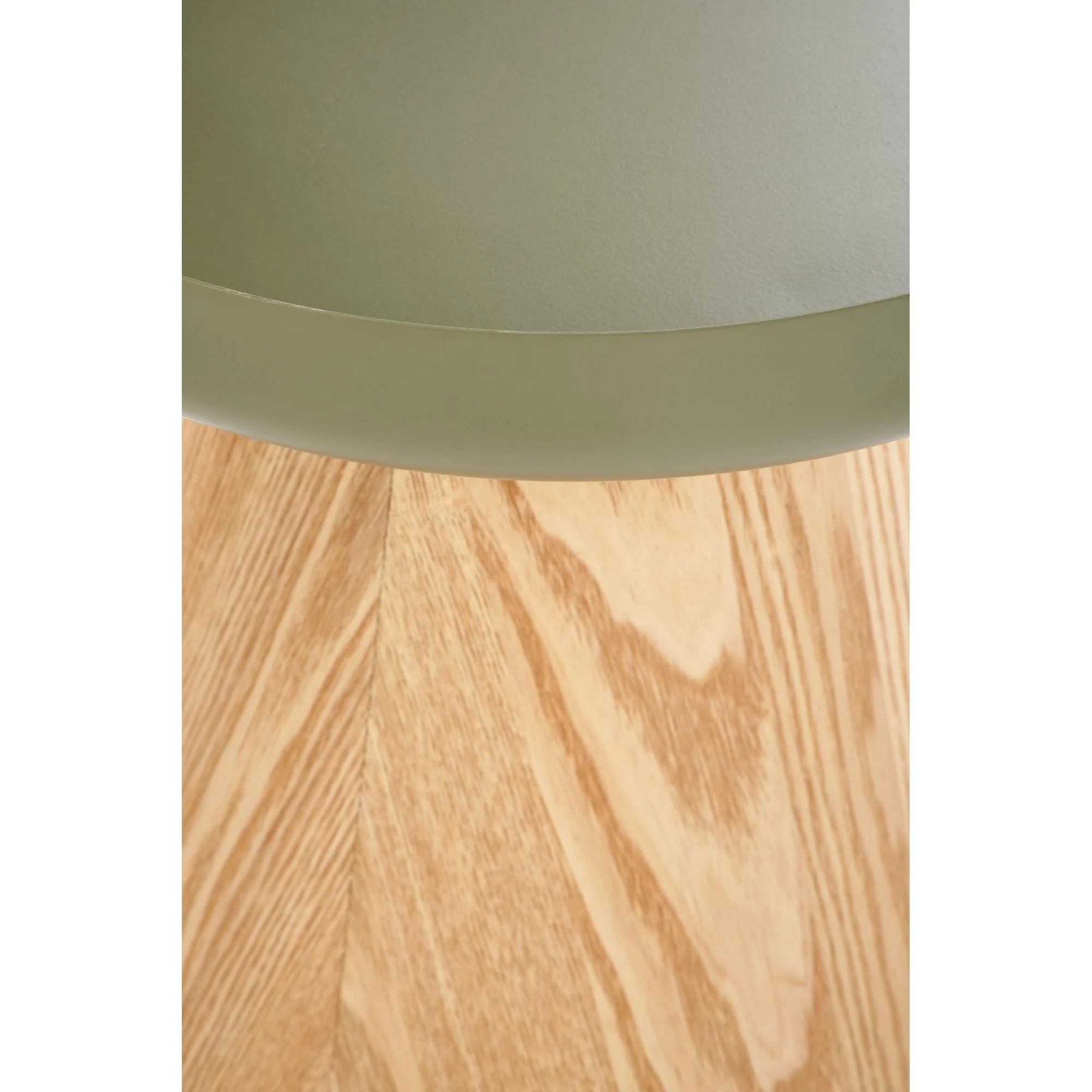 Masuta GINA, verde/stejar, 40x42 cm