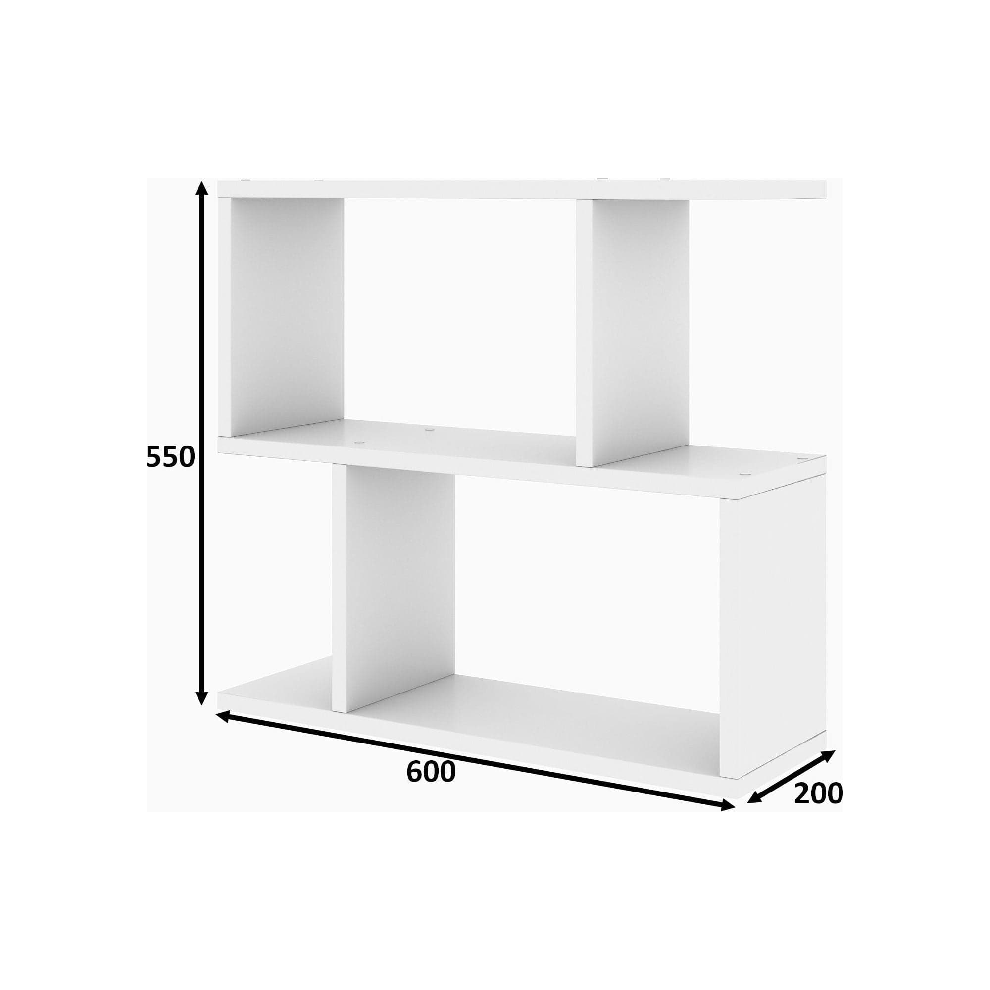 Masuta LALE, alb, PAL, 60x20x55 cm