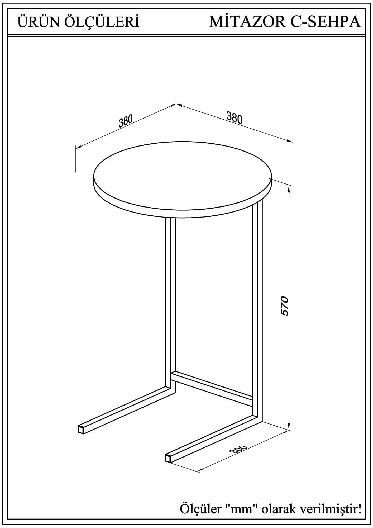Masuta laterala MITAZOR, gri cu efect de marmura/negru, PAL melaminat/metal, 38x57 cm