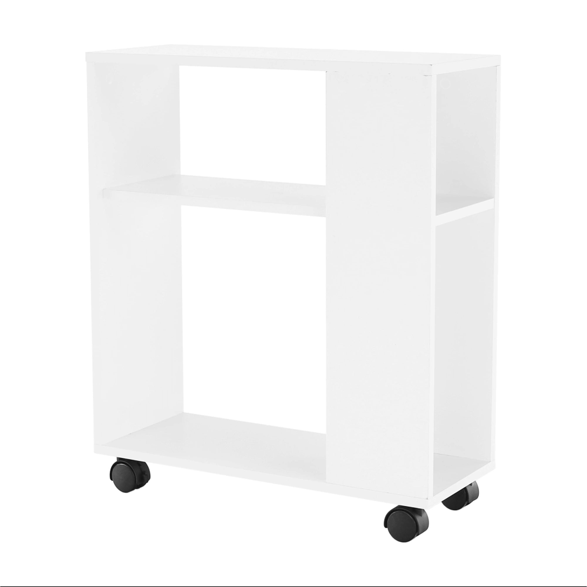 Masuta laterala ZOELA NEW, alb, PAL laminat, 60x24x70 cm