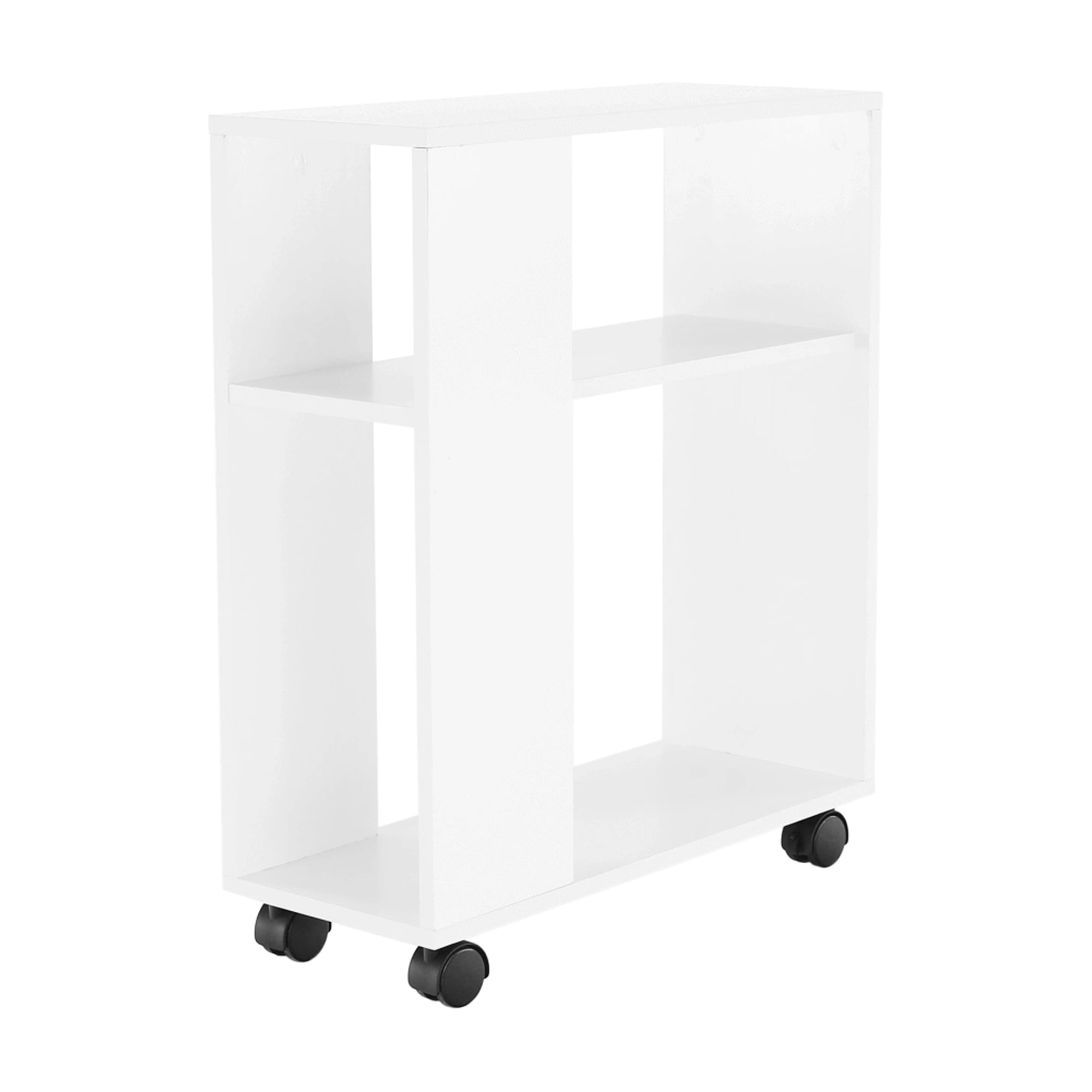 Masuta laterala ZOELA NEW, alb, PAL laminat, 60x24x70 cm