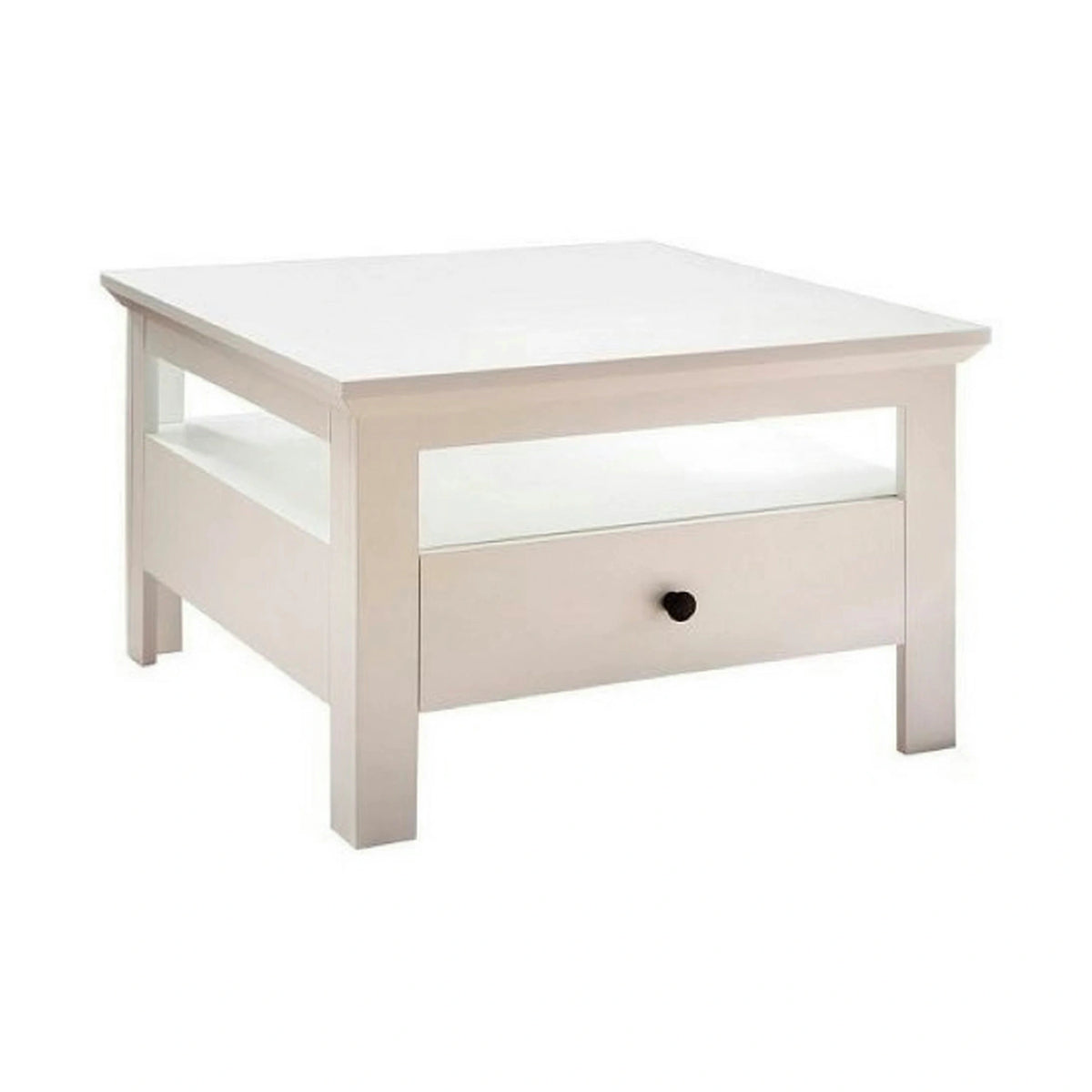 Masuta mica alba BRANDSON, alb, PAL laminat, 70x70x46 cm