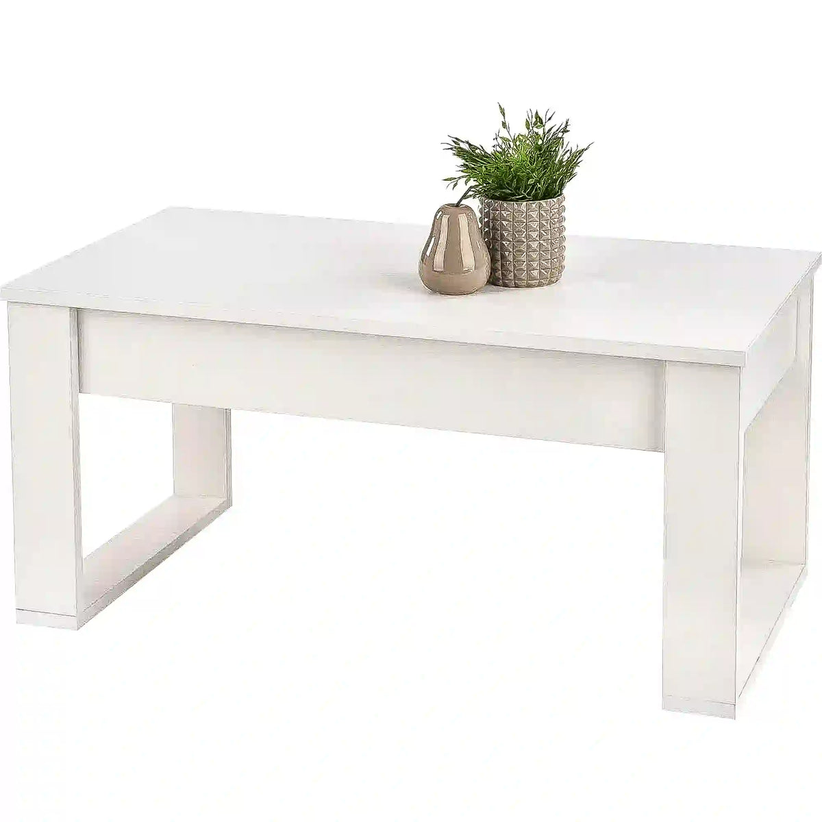 Masuta NEA, alb, PAL furniruit, 110x60x52 cm