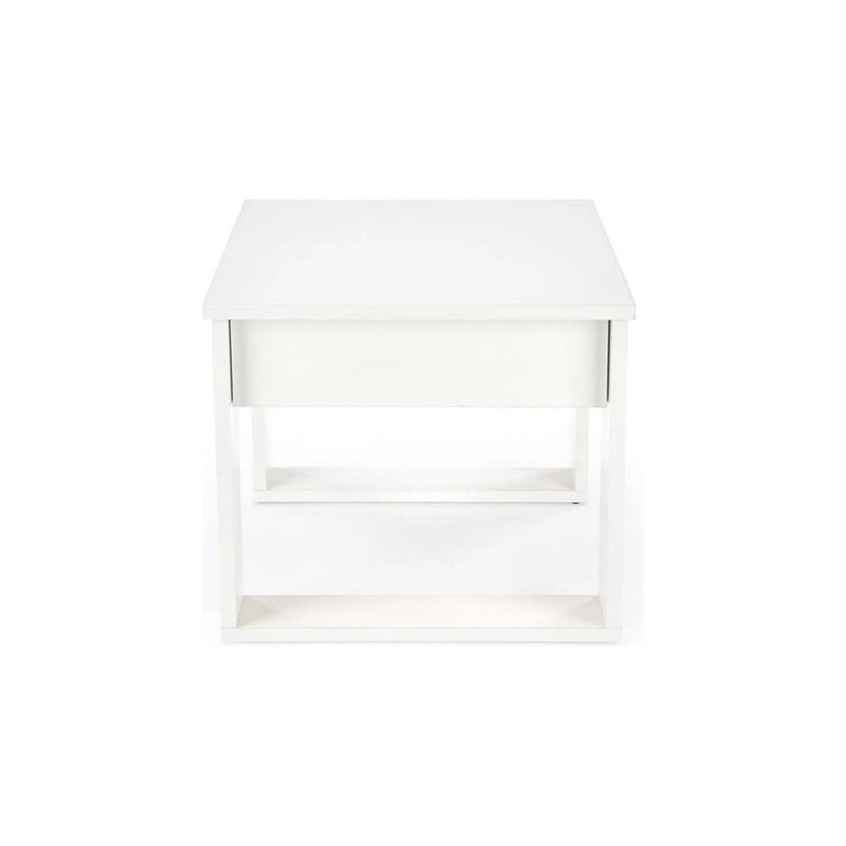 Masuta NEA KWADRAT, alb, PAL furniruit, 60x60x52 cm