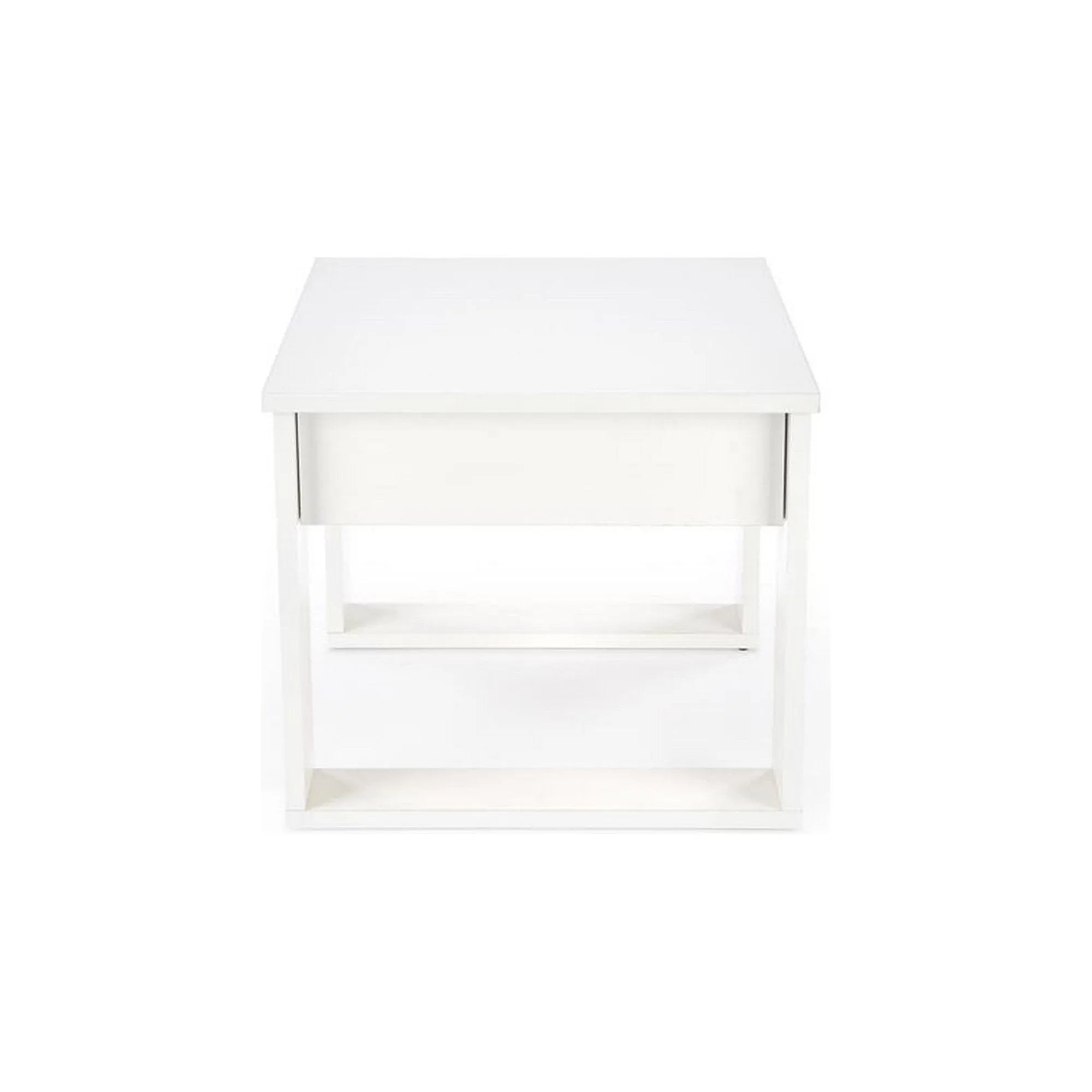 Masuta NEA KWADRAT, alb, PAL furniruit, 60x60x52 cm