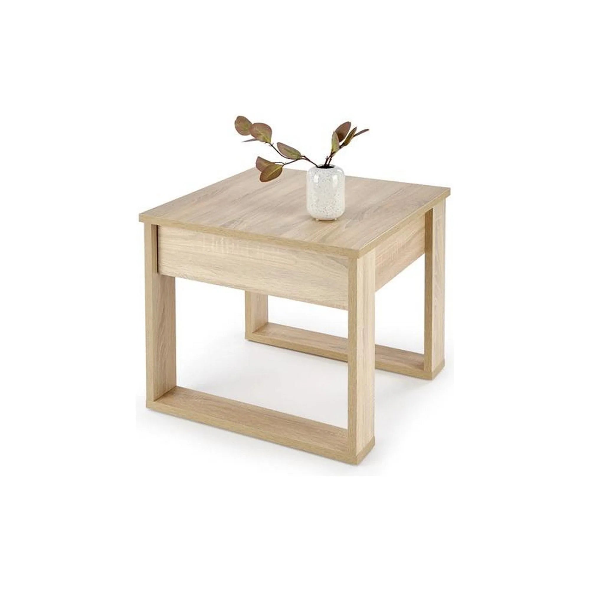 Masuta NEA KWADRAT, stejar sonoma, PAL furniruit, 60x60x52 cm