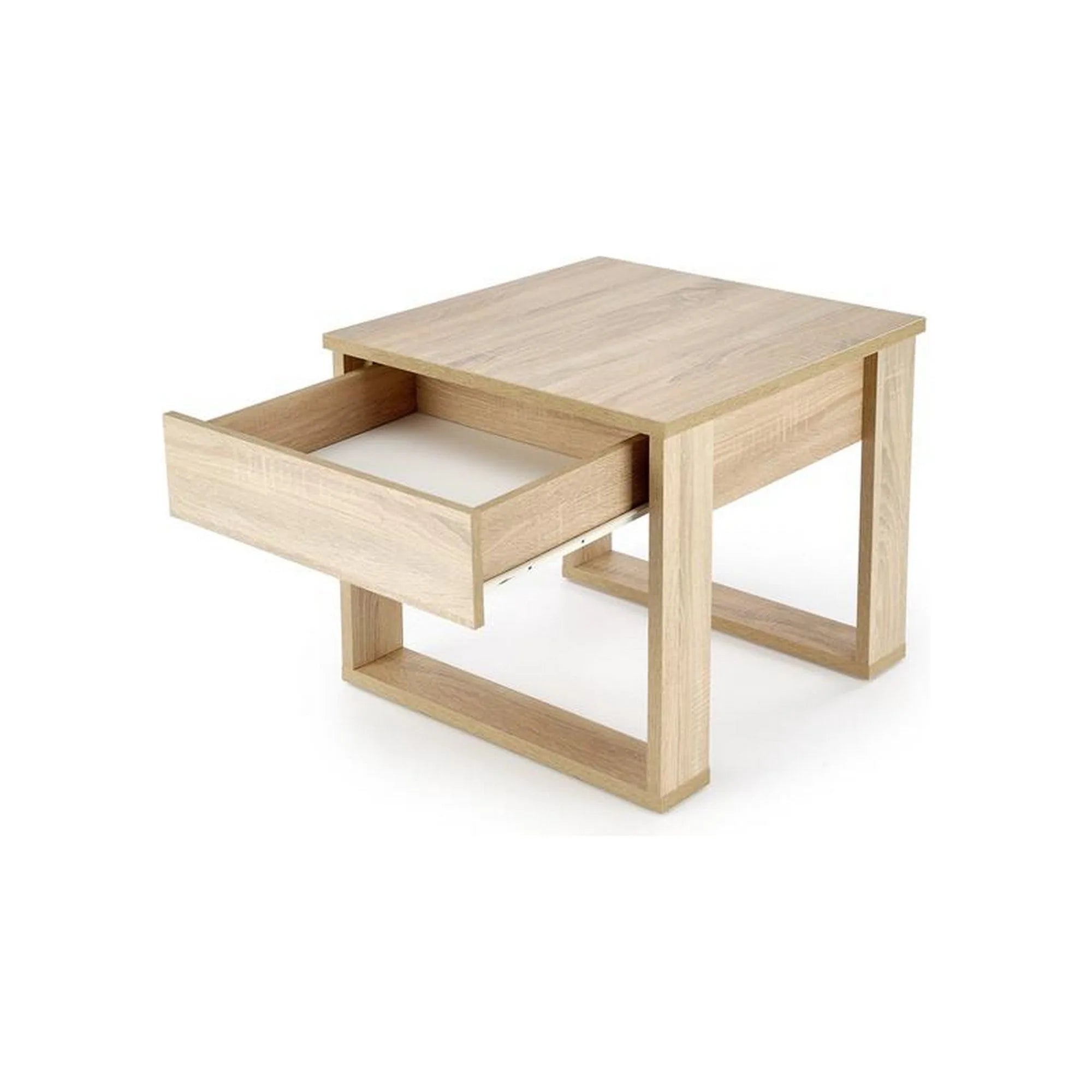Masuta NEA KWADRAT, stejar sonoma, PAL furniruit, 60x60x52 cm