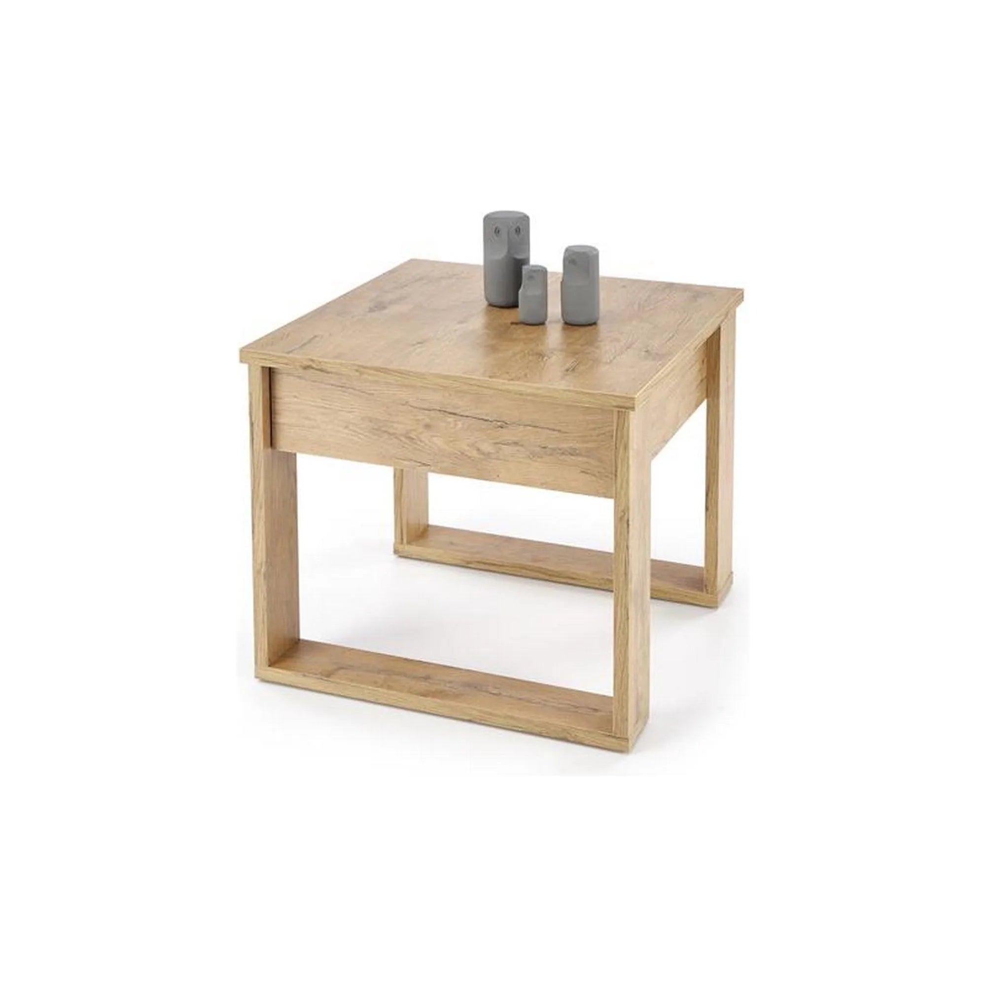 Masuta NEA KWADRAT, stejar wotan, PAL furniruit, 60x60x52 cm